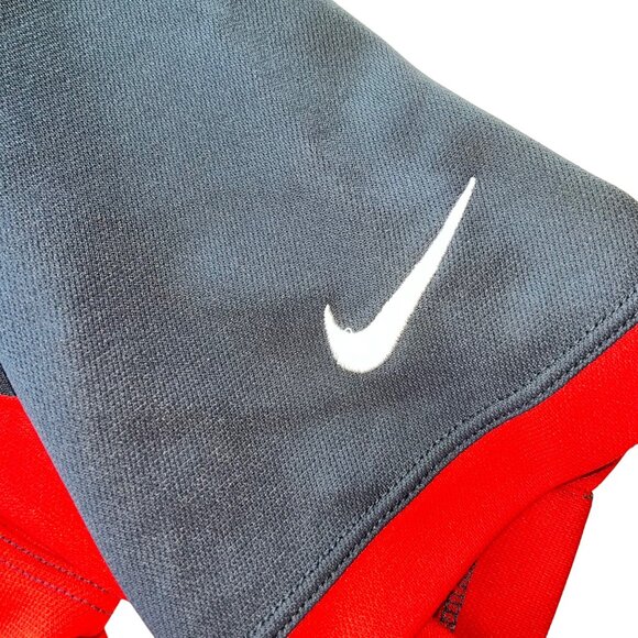 Houston Texans Nike Dri-Fit Polo Shirt S Navy & Red NFL Training Equipment Appar - Picture 5 of 10